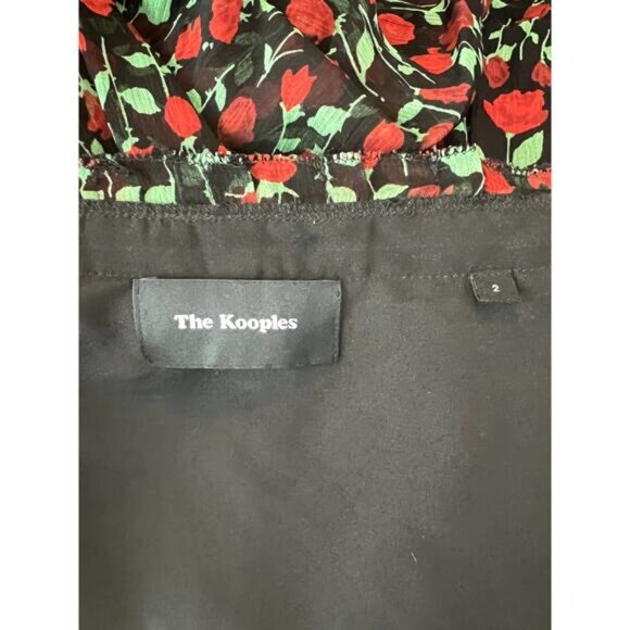 The Kooples rosa pleated wrap midi skirt 2 - Picture 4 of 7